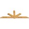 Ekena Millwork Kennewick Rough Sawn Timber Gable Bracket, Western Red Cedar, 96"W x 36"H x 2"D x 6"F, 9/12 Pitch GBW096X36X0206KEN00RWR - alternate 3